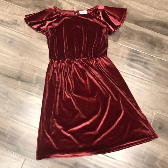 OLD NAVY girls velvet dress